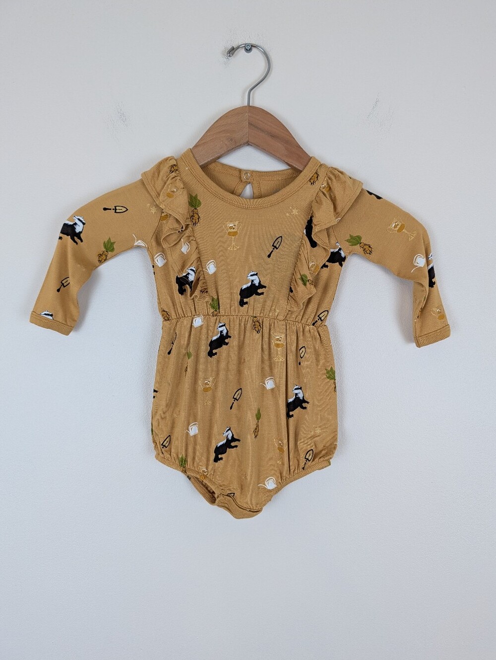 Kyte Baby X Wizarding World Of Harry Potter Hufflepuff Bubble Romper